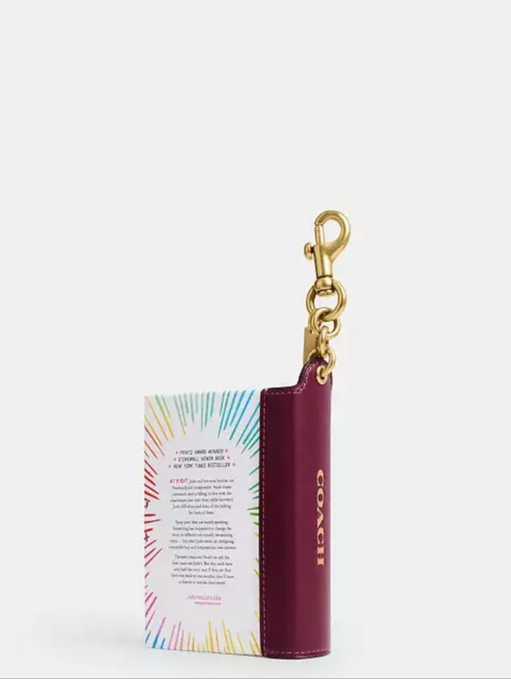 Coach "I'll Give You The Sun" Book Bag Charm - Picture 4 of 6